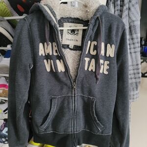 American Vintage Gray Hoodie